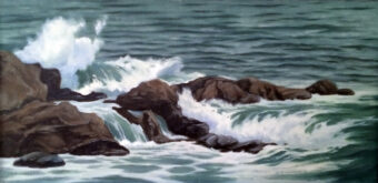 View artwork titled Crashing on Cape Elizabeth