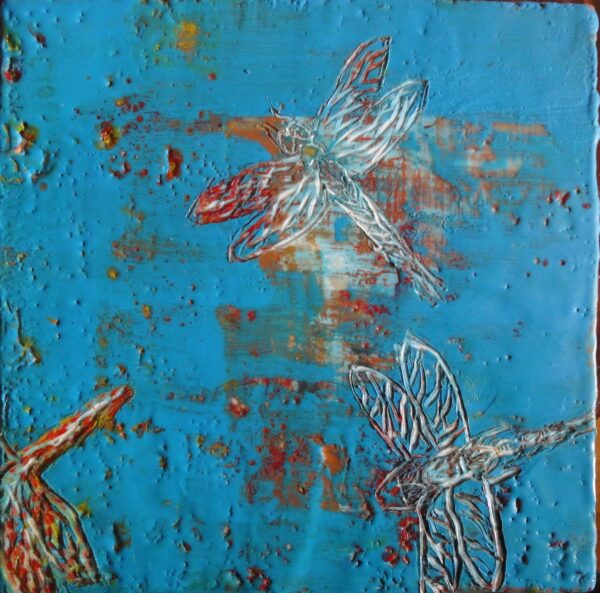 Three Dragon Flies