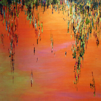 View artwork titled Weeping Willow Sunset