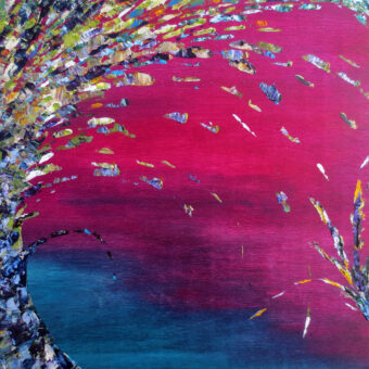 View artwork titled Willow at Sunset