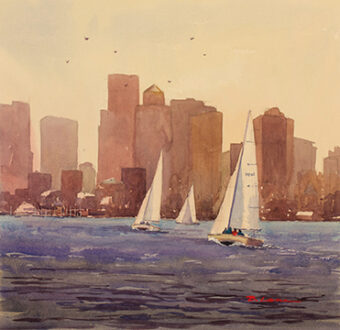 View artwork titled Spring Sail