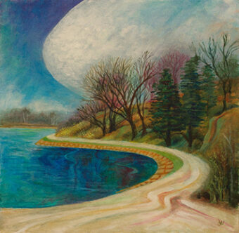 View artwork titled Chestnut Hill Reservoir