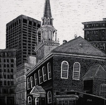 View artwork titled Boston Skylines