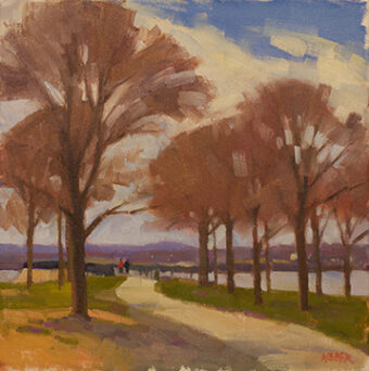 View artwork titled A Walk on Castle Island