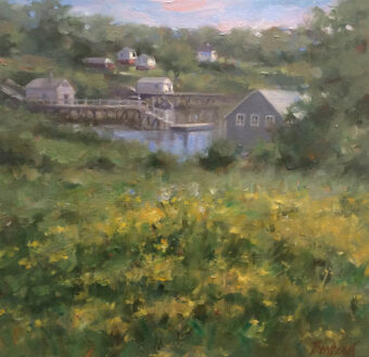 View artwork titled Buttercup Field, Maine