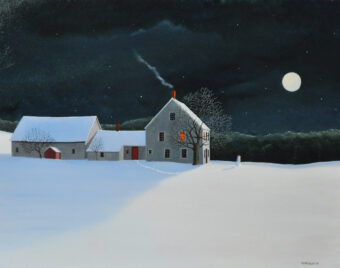 View artwork titled Snow Moon