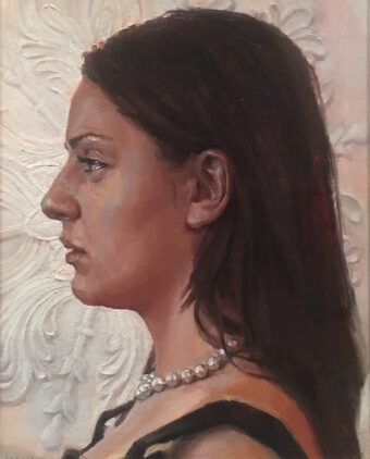 View artwork titled Portrait of Angela