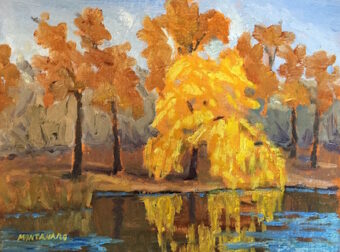 View artwork titled Charles River Gold