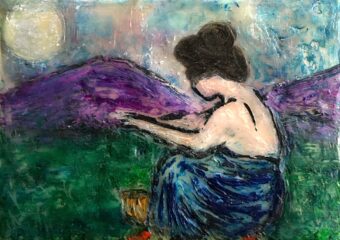 View artwork titled Bathing in the Moonlight