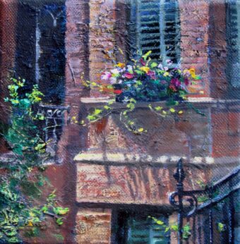 View artwork titled Back Bay Flower Box
