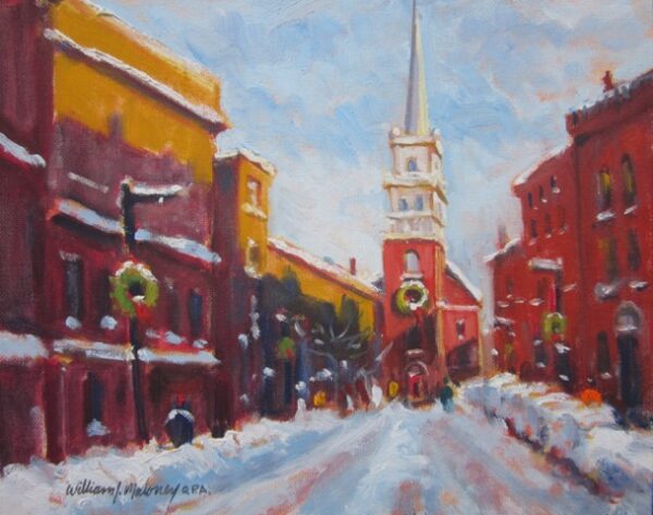 Old North Church in Winter