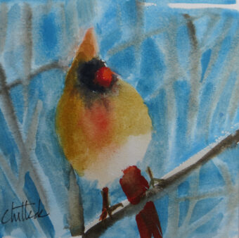 View artwork titled Lady Cardinal