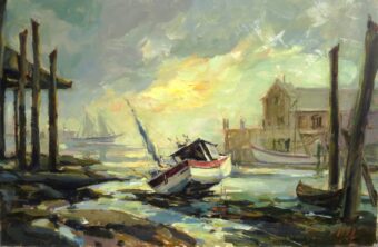 View artwork titled Early Morning Cape Ann
