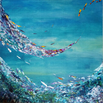 View artwork titled Double Wave
