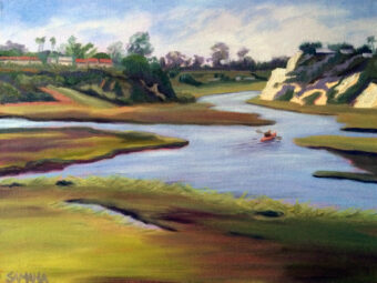 View artwork titled Back Bay Paddle