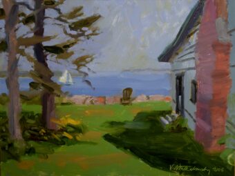 View artwork titled Meadow Road