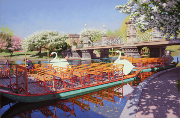 Waiting Swan Boats