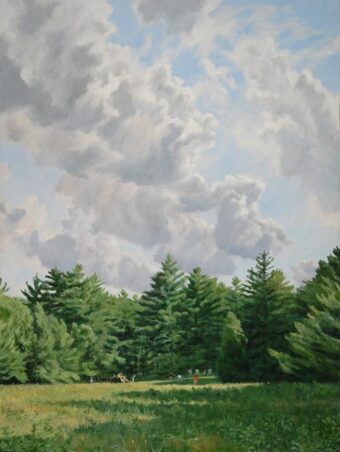 View artwork titled A Softball Game in Maine