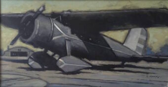 View artwork titled Gray and Yellow