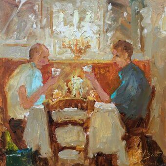 View artwork titled Here’s To Us