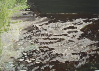View artwork titled Sunlight Off A Pond