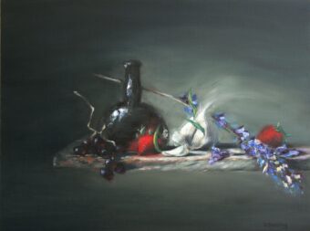 View artwork titled Sprouting Garlic