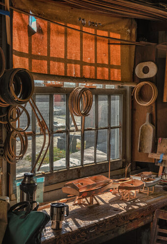 View artwork titled Toy Boat Workshop