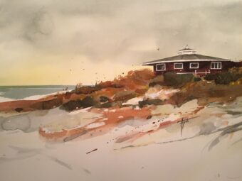 View artwork titled Beach House