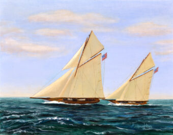 View artwork titled Dueling at the Start