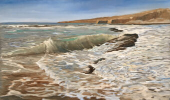 View artwork titled Standing Wave, Portuguese Beach