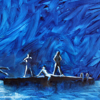 View artwork titled Night Swim