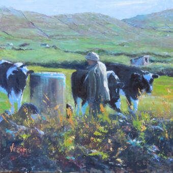 View artwork titled Allihies Dairy Farmer II