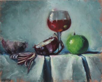 View artwork titled Red Wine