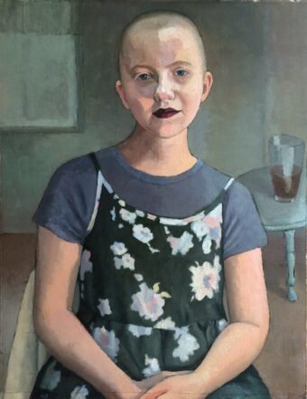 View artwork titled Girl with Flowery Dress