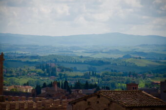 View artwork titled Tuscan Hills, Siena Italy