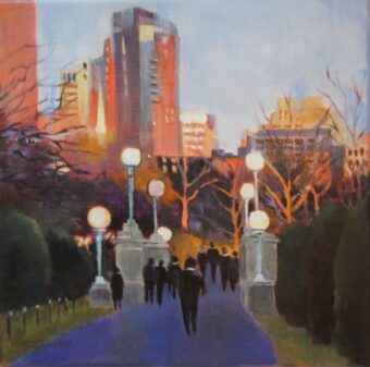 View artwork titled Boston Public Garden