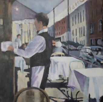 View artwork titled New York Cafe