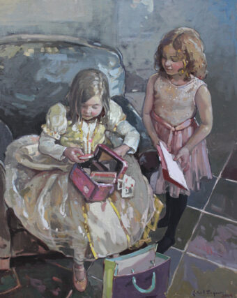 View artwork titled Birthday Party in the Studio