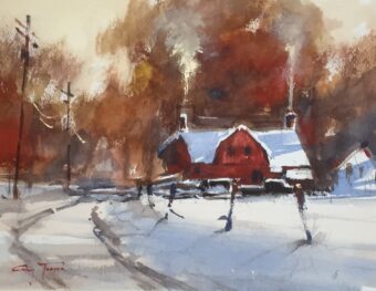 View artwork titled Autumn Light, First Snow