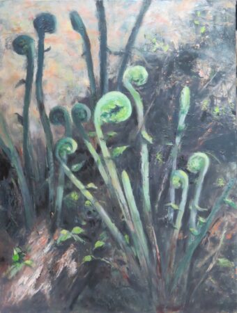 View artwork titled Fiddlehead Ferns