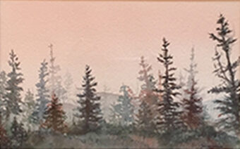 View artwork titled Tree Tops
