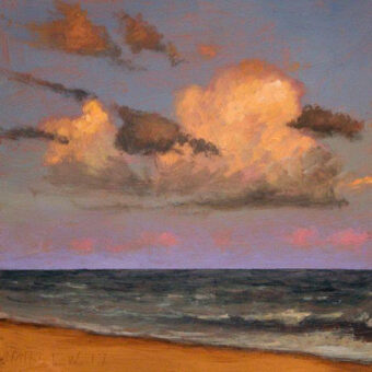 View artwork titled Beach Dusk