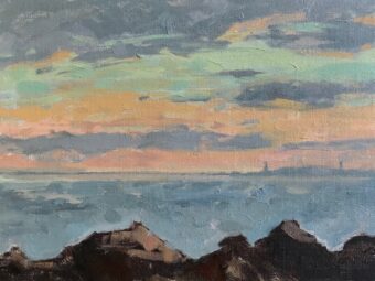 View artwork titled Gloucester Sunset