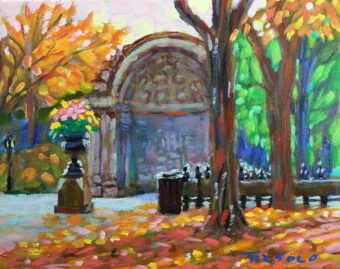 View artwork titled Fall Sun, NYC
