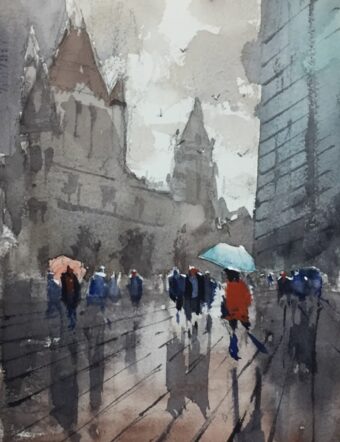 View artwork titled Copley Showers