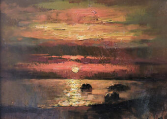 View artwork titled Sea Sunset
