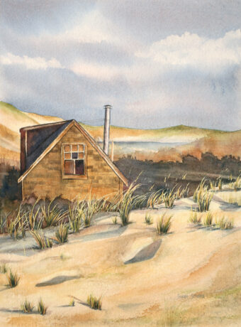 View artwork titled Dune Shack