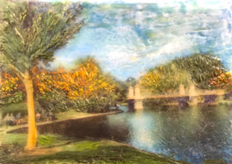 View artwork titled Public Garden