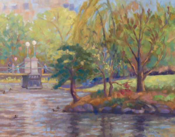 Public Garden in Spring
