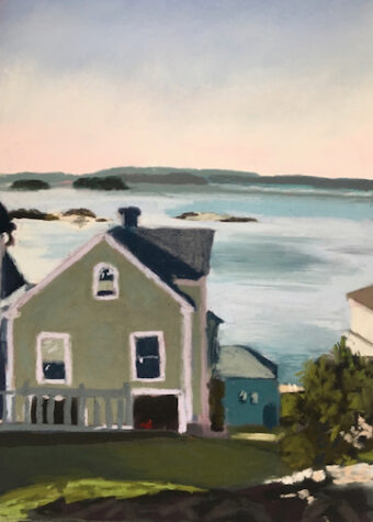 View artwork titled Dawn Over Stonington